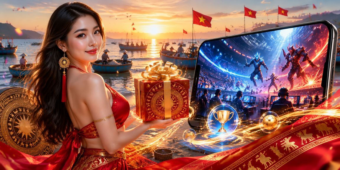 Người dùng xem esports và đặt cược thể thao tại bãi biển Mũi Né Việt Nam